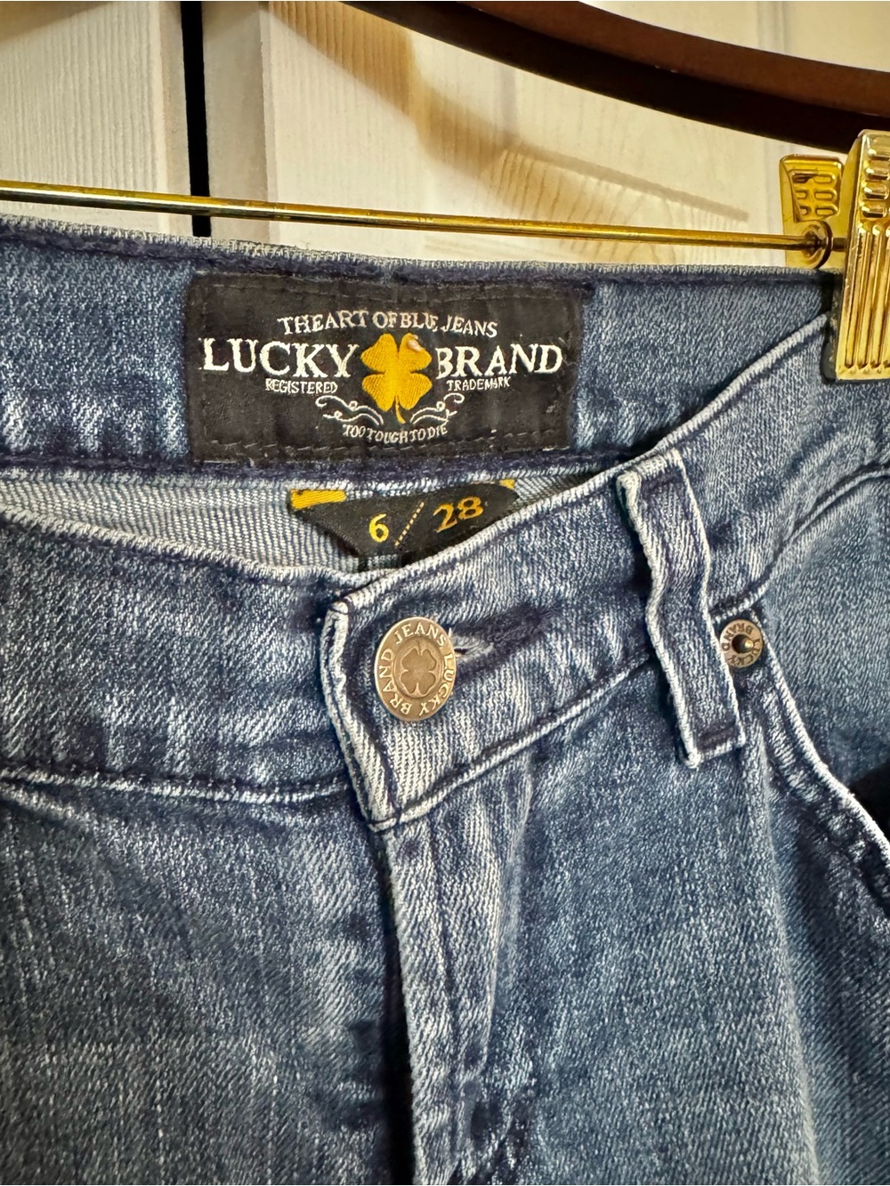 Lucky Brand Women's Blue Denim Jeans - Size 4/26